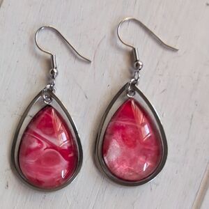 Handmade Acrylic Painted Earrings
